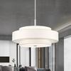 Modern Minimalist Cloth Pendant Light Creative Fabric Rounded Light Fixture Living Room Decor Dining Room Suspension Luminaire
