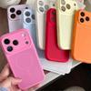 iPhone 17 Pro Max Liquid Silicone Magnetic Color-blocking Thin Protective Case