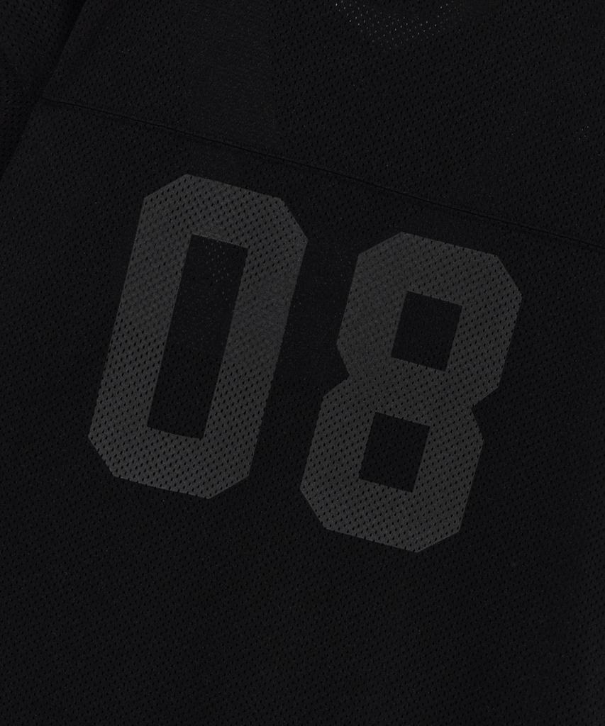COVERNAT V-Neck Mesh T-Shirt Black