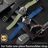 20мм 21мм 22мм FKM Фторкаучуковый Ремешок Для Tudor FXD M25707 M79363N Браслет для Omega Seamaster Longines Rolex резиновый ремешок для часов