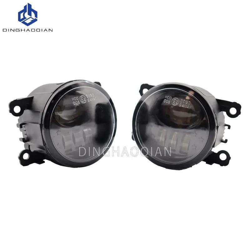 1Pair Car Front Foglight Fog Lamp Daytime Running Lights For Ford Focus Fiesta Explorer Transit Mondeo Edge LED Fog Lights H11