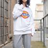 Dickies Свитшот с круглым вырезом и принтом логотипа, унисекс, белый DK007059C4D