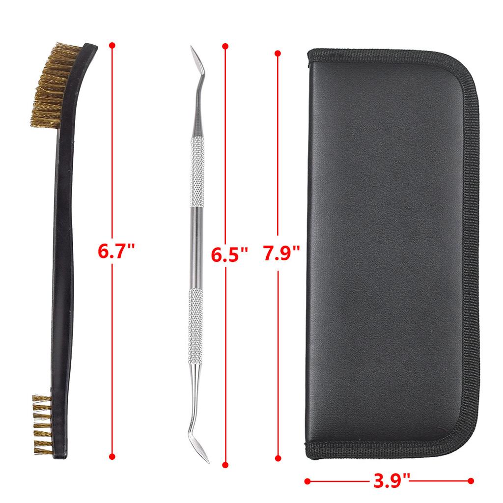 Маленький набор проволочных щеток - щетки из латуни/нержавеющей стали/нейлона для очистки, удаления ржавчины, грязи, краски, набор проволочных щеток для двусторонней очистки