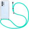 Protective Case for Samsung Galaxy A13 4G - BOOLING - Turquoise - Flexible - Adjustable Shoulder Strap