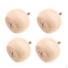 4pcs Hard Wooden Furniture Sofa Legs Feet Stand Chairs Settee Drum Natural