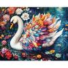 Diy Painting By Numbers Handpainted Swan Animals Diy Gift Paint With Numbers For Home Decors
