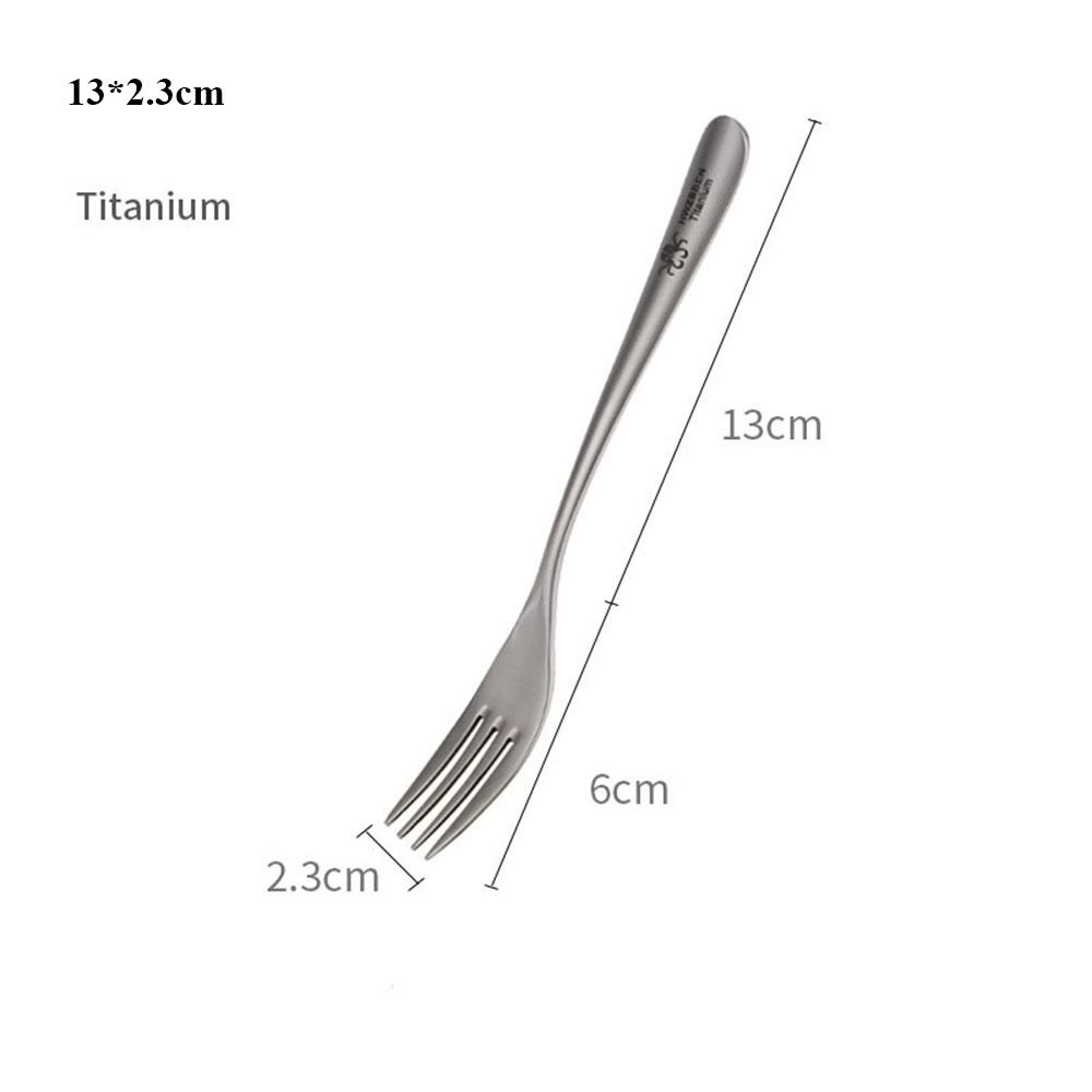 Environmental Outdoor Camping Fork Portable Light Titanium Cookware Outdoor Tool
