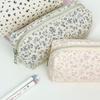 Multifunctional Stationery Bag Floral Print Stationery Organizer High Quality Pencil Case  Students