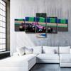 5Pcs F1 Racing Car House Sports Car Pictures Paintings Art HD Print Home Decor Room Decor Modern Abstract 5 Pieces Canvas