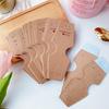 100/200 Pcs Bracelet Display Cards Self-Adhesive Jewelry Packaging Selling Card Necklace Keychain