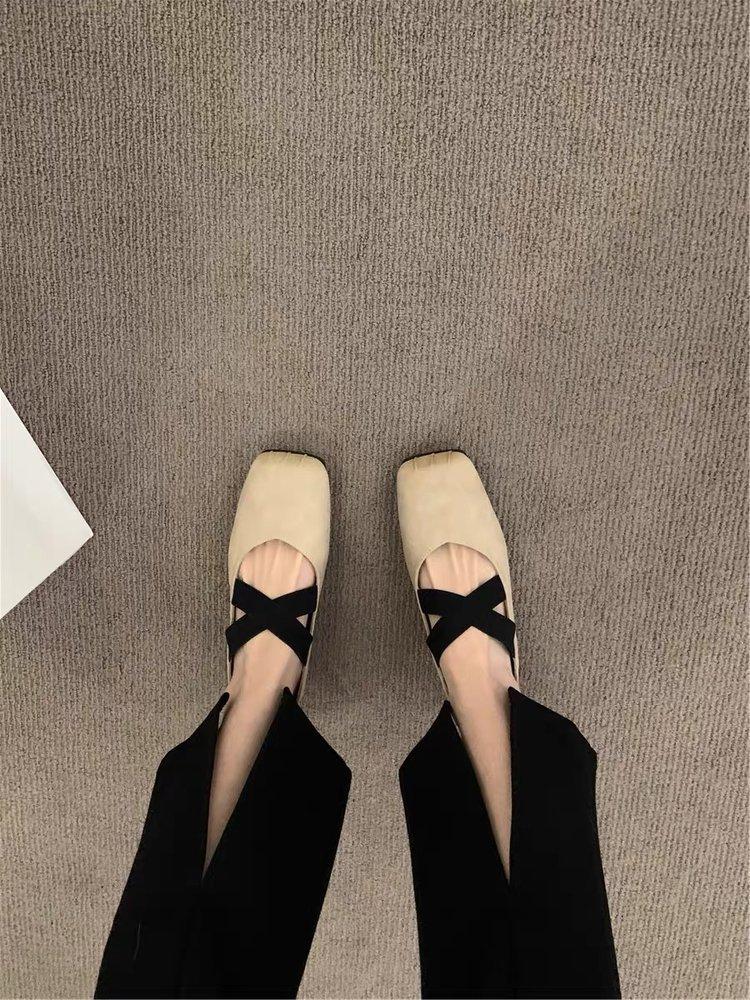 Модная обувь Женская эластичная обувь Мэри Джейн сандалии на плоской подошве в стиле ретро балетки слипоны женские уличные весенние летние осенние туфли