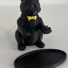 French Bulldog Statue Tray Organizer for Keys Candy Jewelry Earrings Modern Art Dining Table