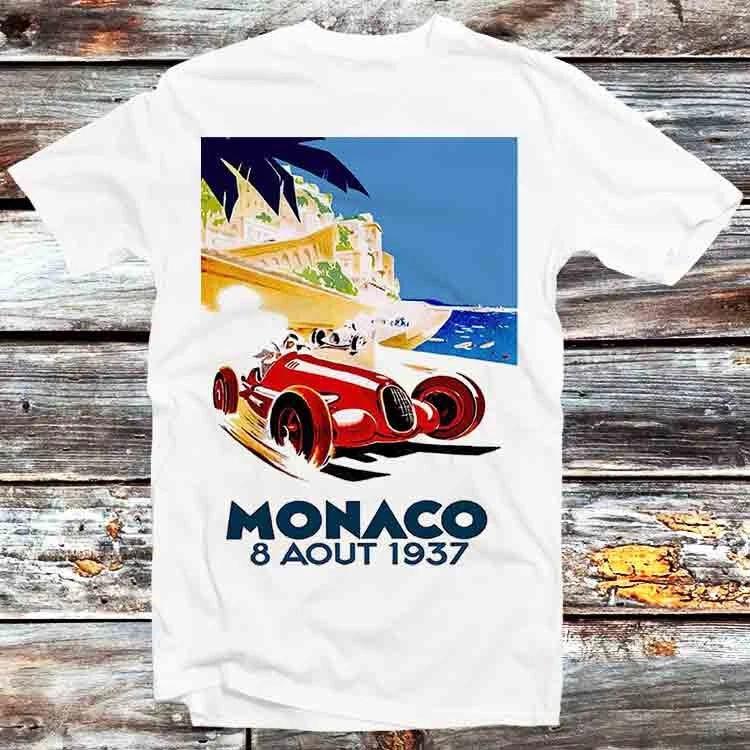 Гран-при Монако Гонка 1937 Автогонки Футболка B1399