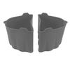 2Pcs Slow Cooker Liner 6?7QT Silicone Cook Pot Divider Slow Cooker Cooking Liner for Home