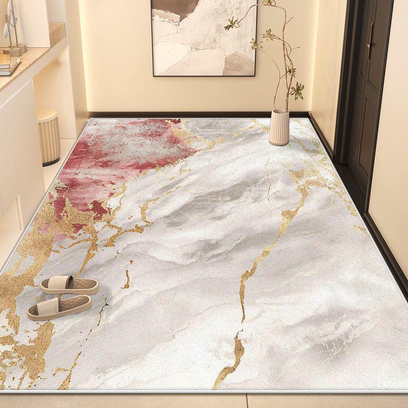 Marble Style Live Room Light Luxury Rug Big Size Antiskid Bedroom Decoration Carpet Easy Clean Coffee Tables Mat Soft Washable