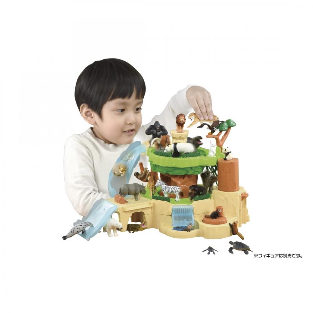 TAKARA TOMY Аня Аня Кузо Гуругуру Игрушка-динозавр с горными животными для возраста 3+