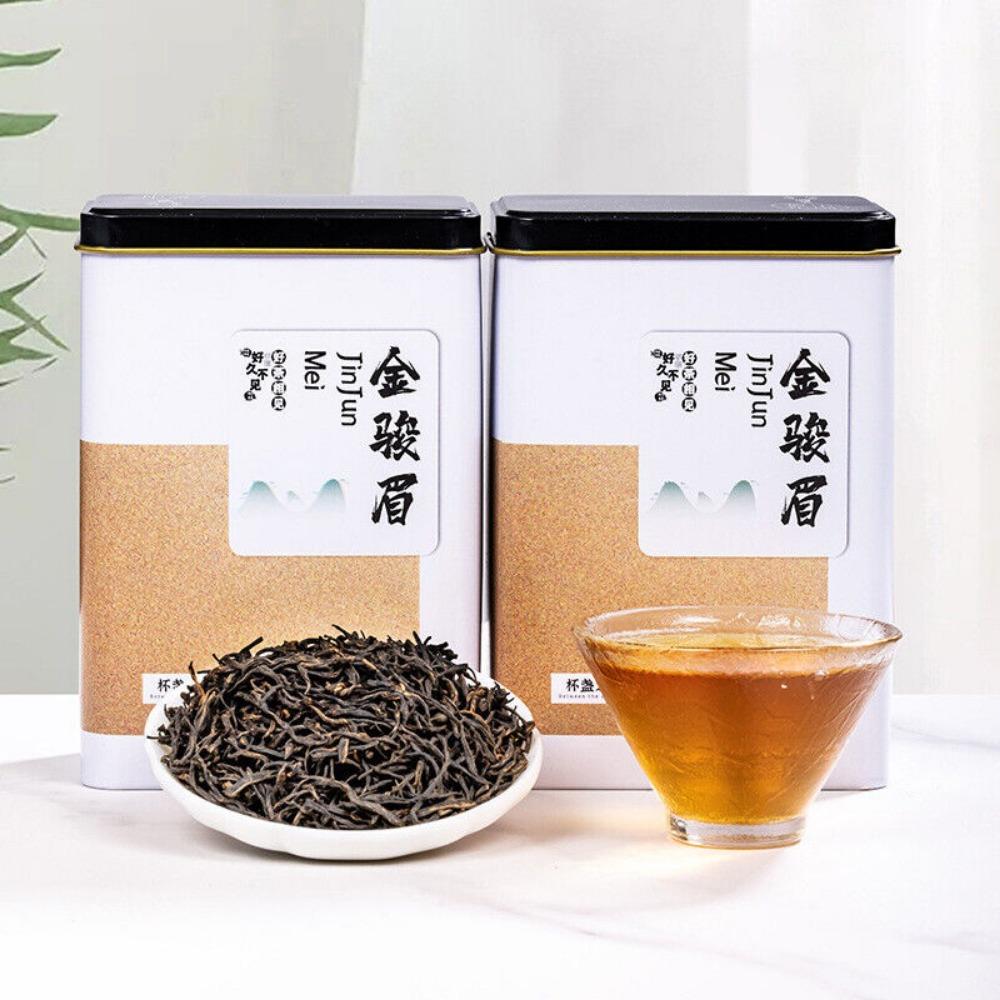 Authentic Wuyi Mountain Jin Jun Mei Black Tea with Floral Honey Aroma - Gift Box