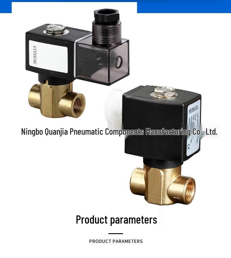1273 Compact Two-Way Solenoid Valve for Gas & Liquid