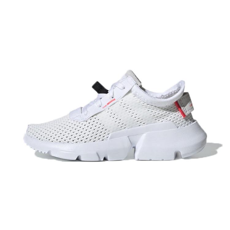 adidas Originals Pod S3.1 Дышащие и нескользящие Низкие детские кроссовки для бега Белые Дети возрастом от 3 до 7 лет CG7001