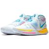 Nike Кроссовки унисекс Kyrie 6 EP Neon Graffiti White Blue-Fury Opti-Yellow BQ4631-101