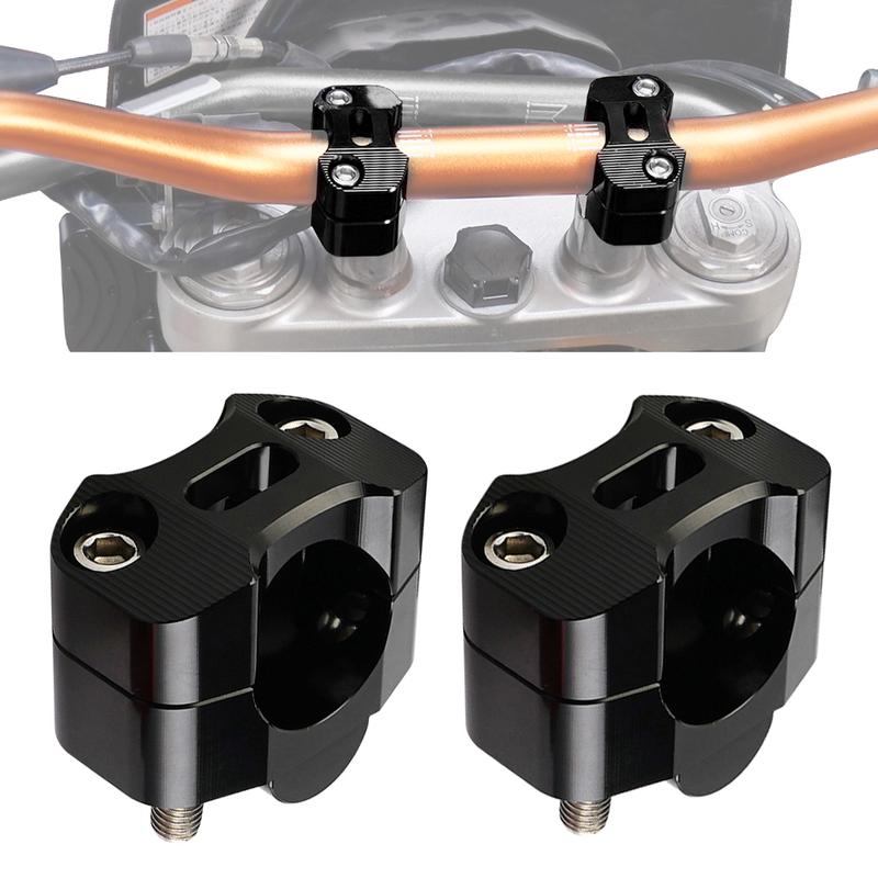 Motorcycle 1-1/8" Handlebar Risers for KTM Honda Ymaha Suzuki Ducati GasGas Beta ATV MX 7/8" 22mm to 28mm Fat Bar Mount Adapter