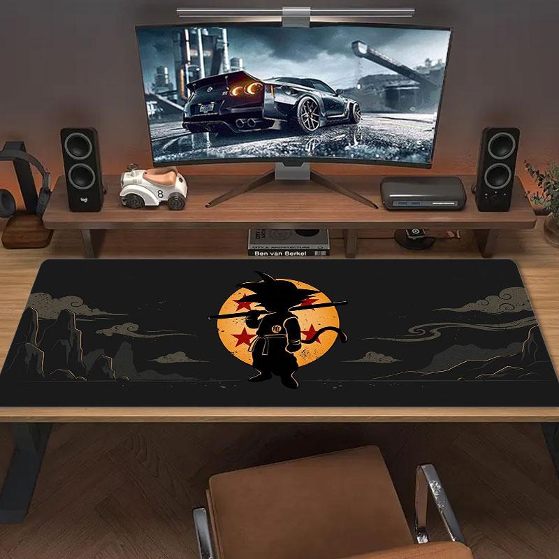 Dragon Ball Adventure Large Size Mouse Pad Large Gaming Table Cushion Nonslip Laptop Tablet Big Mousepad Xxl Mat Mini Pc Playmat With Lock Edge