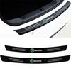 CGO1 Car Emblem Door Sill Protector Sticker Rear Trunk Film Accessories For Skoda Kodiaq Octavia Enyaq Kamiq Scala Rapid Superb MK2 3