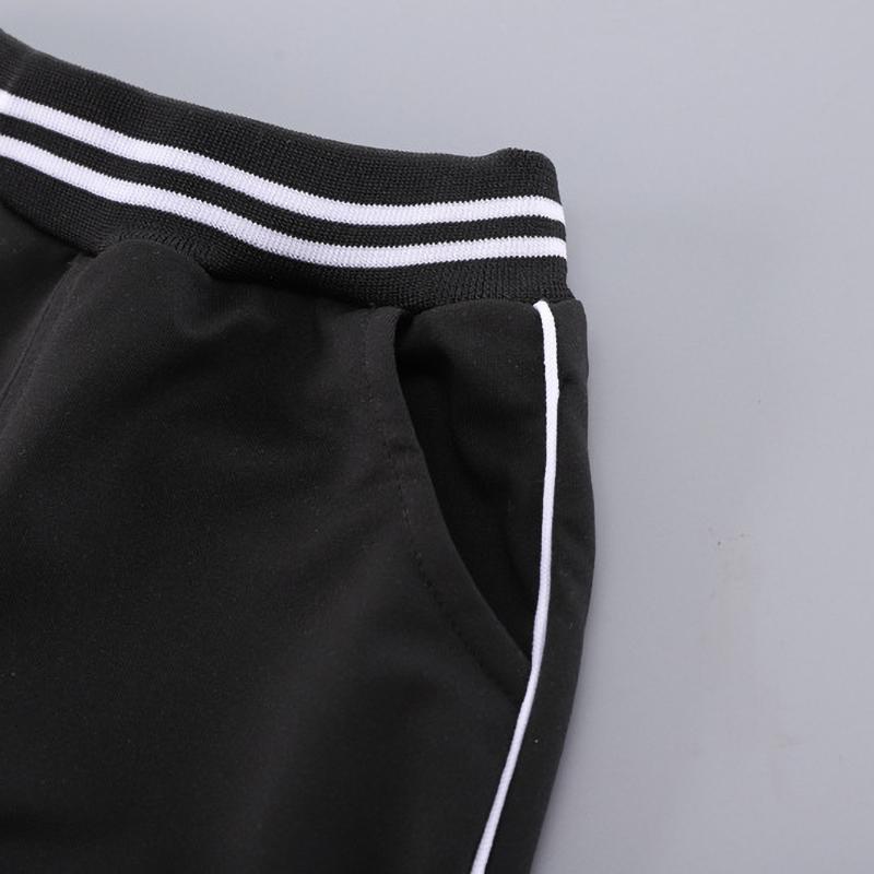 Детская бейсбольная одежда, костюм для мальчиков и девочек, повседневные спортивные комплекты, пальто, брюки, трехкомпонентный весенне-осенний тонкий детский спортивный костюм, наряды