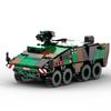 2024 Военная штурмовая машина BOXER XM808 DANA M2 BTR-4 Модель боевой машины пехоты Современные строительные блоки Кирпич Детские игрушки