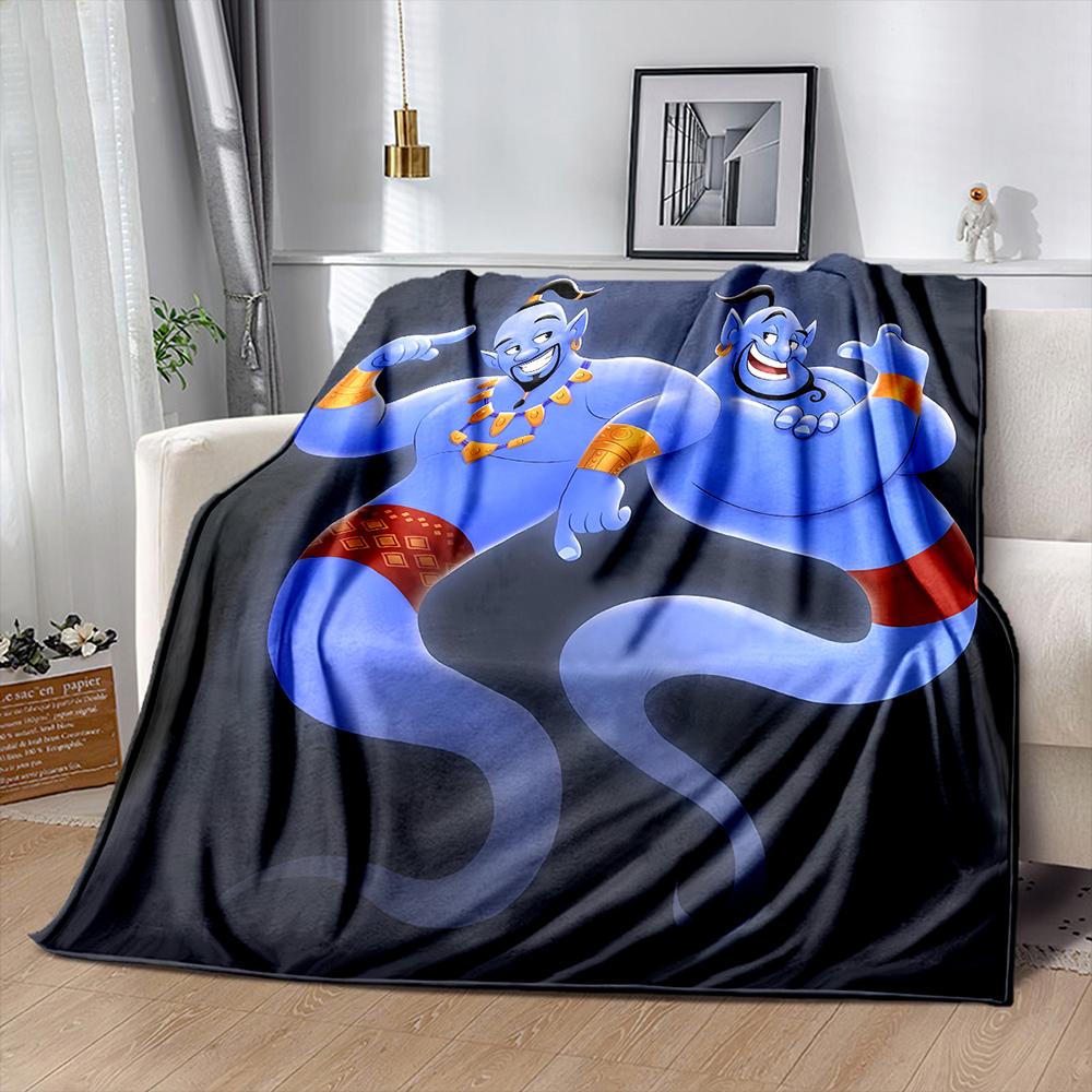Various Styles and Sizes Aladdin Princess Jasmine Blanket for Bed Bedroom Sofa Picnic, Blanket for Cover Outdoor Leisure Nap