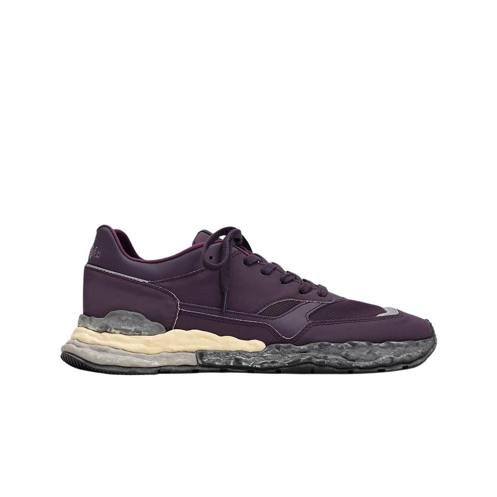 Maison Mihara Yasuhiro X Bed J.w. Ford George Og Sole Mix Material Low-top Sneakers Purple