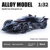 1/32 Scale Apollo Evo Alloy Die Cast Sports Car Model Simulation Sound Door Can Open Racing Birthday Gifts for Children