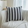 Polyester Cotton Black and White Checkered Pillow Cushion Cover Simple Style Bedside Checkerboard Checkerboard Pillow Back Cushion Cover