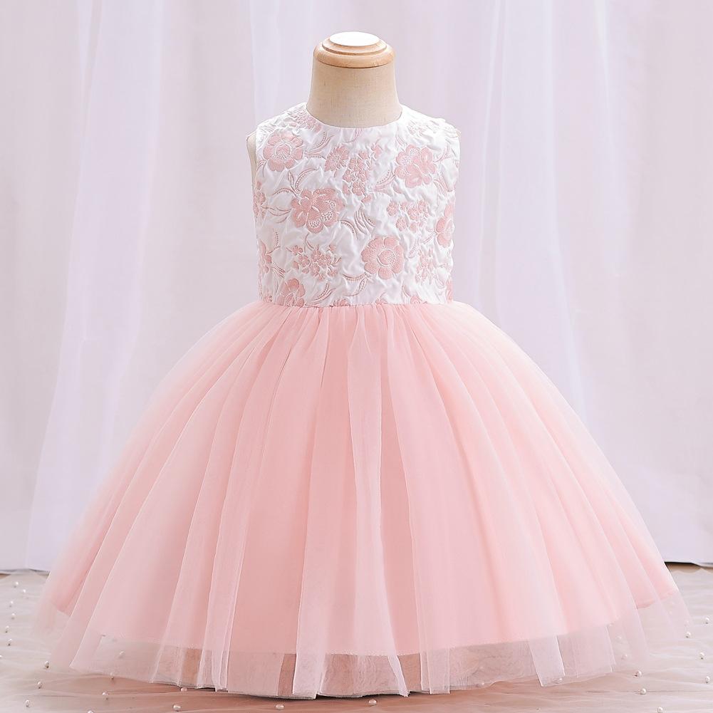 Girls Dresses Infant Weekly Dresses Vest Mesh Dresses - Princess Dresses Puffy Skirts Party and Banquet Dresses