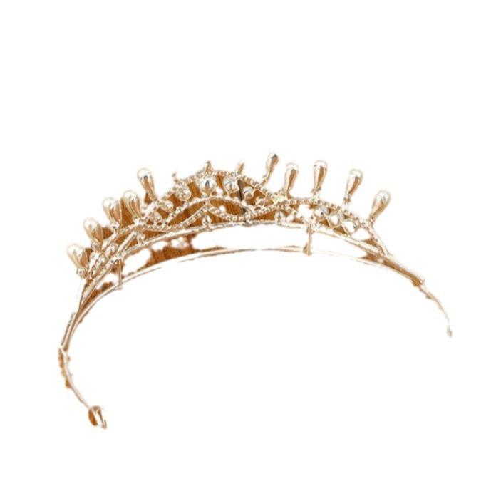 Большая корона невесты свадебный головной убор аксессуары для волос принцесса жемчужная повязка на голову свадебное платье аксессуары