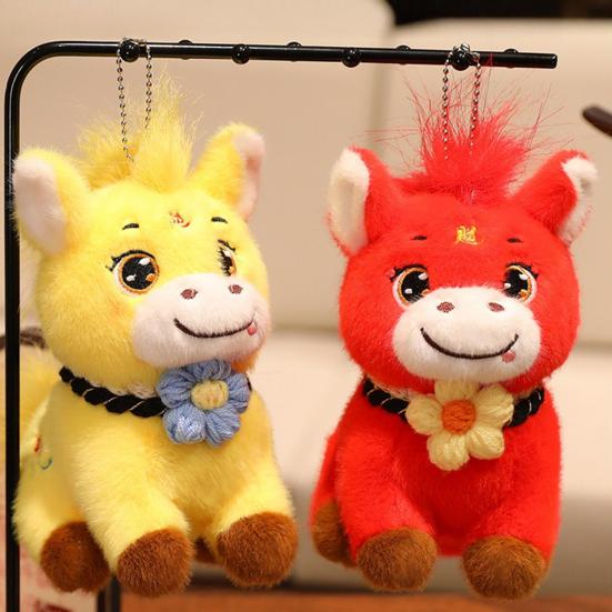 Кукла-лошадь Благоприятное значение Год Лошади Плюшевая игрушка Традиционная зодиакальная тема Лошадь Хорошо