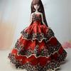 5Pcs/Set Wedding Evening Dress Princess Dress Barbie Gifts Baby Kids