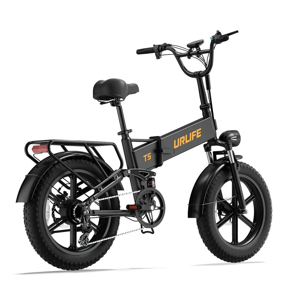 URLIFE T5 Электровелосипед для взрослых Пиковый мотор 1500 Вт Аккумулятор 48 В 13 Ач Шины 20"x4.0" Fat Tire Вездеход Складной Электровелосипед Для бездорожья Городской Электрический Велосипед