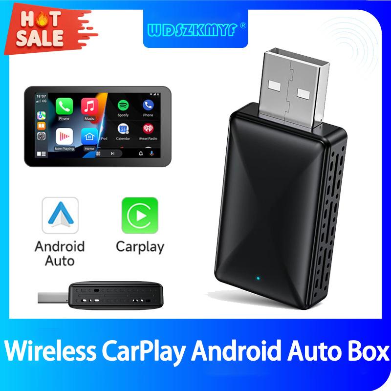 Мини 2 в 1 проводной беспроводной универсальный USB CarPlay Android Auto адаптер Ai Box автомобильный потоковый плеер автомобильные аксессуары BT Volvo Toyota