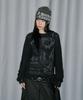 ODDSTUDIO Grunge Angel Graphic Damaged Knit - Black