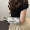 Underarm Bag New Trendy and Fashionable Wrinkled Bag French Niche Chain Bag Women's Casual Square Bag Crossbody Bag