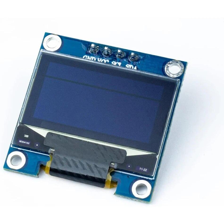 0,96-дюймовый OLED-дисплей, модуль экрана I2C IIC 128x64 SS - D - 1306 3,3 В-5 В, синий/синий, желтый/белый для Arduino ESP32 ESP8266