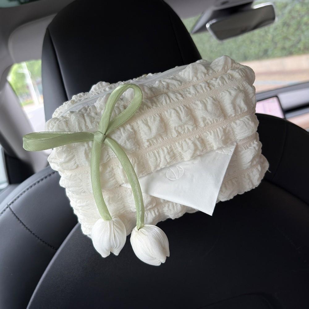 Hanging Paper Box Soft Car Interior Decoration Portable Tissue Box