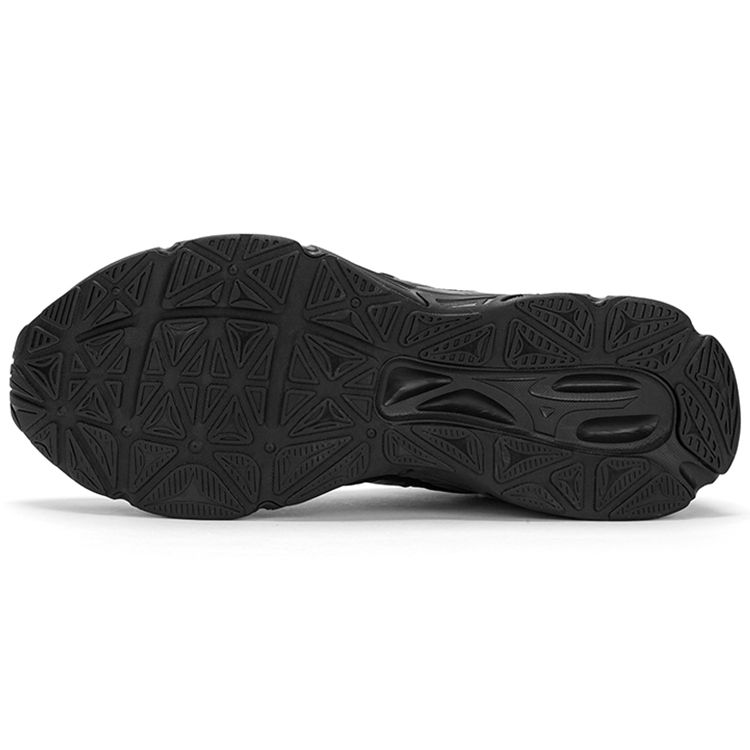 Mizuno Speed 2K Удобные Модные Спортивные Сетчатые Амортизирующие Дышащие Нескользящие Низкие Кроссовки Унисекс Черный Серый D1GH222907