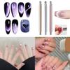 1/3Pcs Cat Eyes Nail Magnet Wand 3-in-1 Double-Head Nail Polish Magnet Pen with Round Beads Women Cat Eyes Gel Polish Nail Design Tool