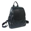 Leather Backpack Black First Layer Cowhide Women'S Bag Double Zipper Mezzanine Design Casual Versatile Backpack
