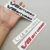 2pcs 3D ABS Car Letter Logo V8 BITURBO Sticker Fender Side Badge Emblem Decal For Mercedes Benz G63 S63 C63 E63 C63S Accessories AB1