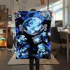 1Pc Cookie Run Kingdom Print Flannel Blanket, High quality Comfortable for All Seasons, Home Decor, Warmth and Comfort, Perfect for Christmas Gifts
