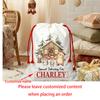 Personalized Woodland Christmas Bag Kids Xmas Gift Sack Large Reusable Present Bag Special Delivery Sack Christmas Santa Bag