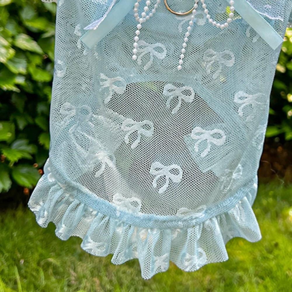 Hollow Out Anti Mosquito Bite Dog Vest UV Protection Anti Shedding Pet Clothing Outdoor